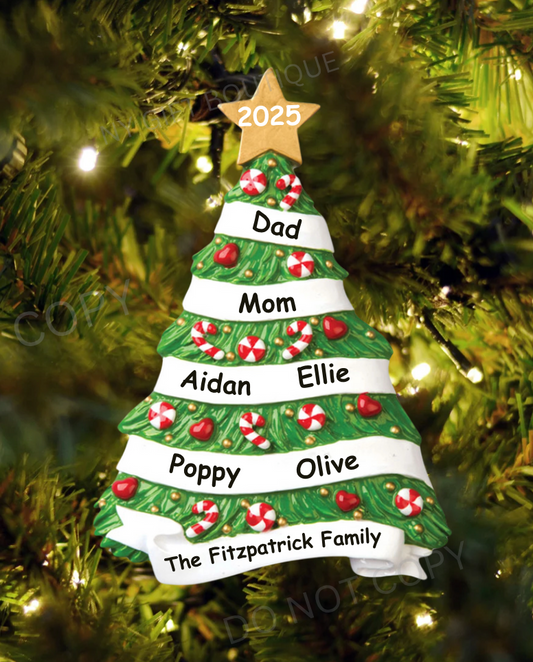 Family Tree Personalized Ornament