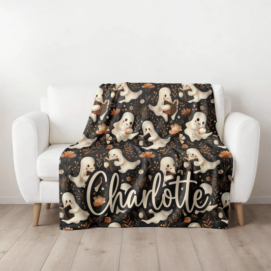 Reading is Ghoul Personalized Blanket