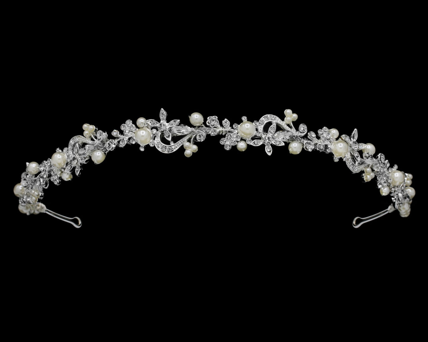 Haven - Silver and Pearl Headband