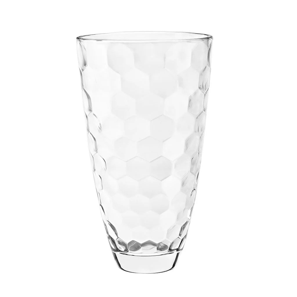 Honey Glass Vase, 11.8"H