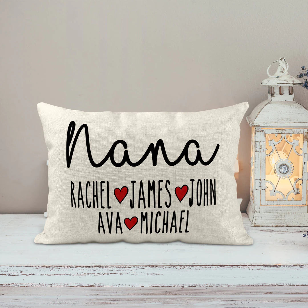Lots of Love Personalized Pillow and Ornament Bundle