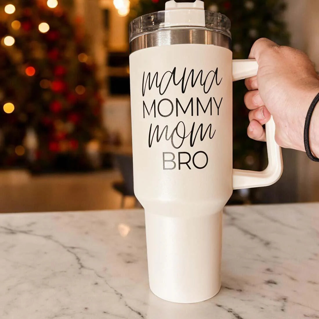 Mama/Bro 40oz Tumbler with Handle