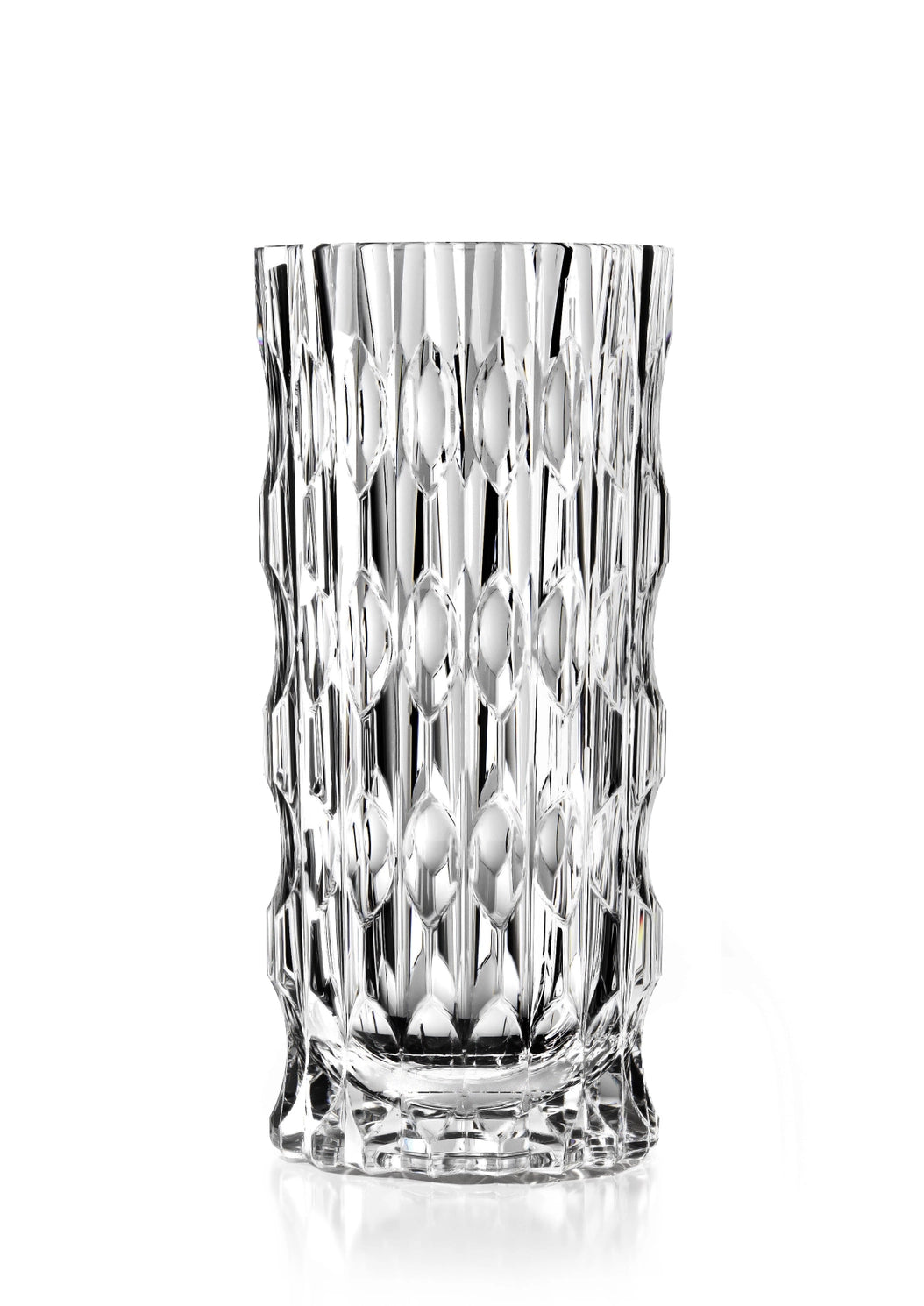 Joker Glass Crystal Vase, 10.8"H