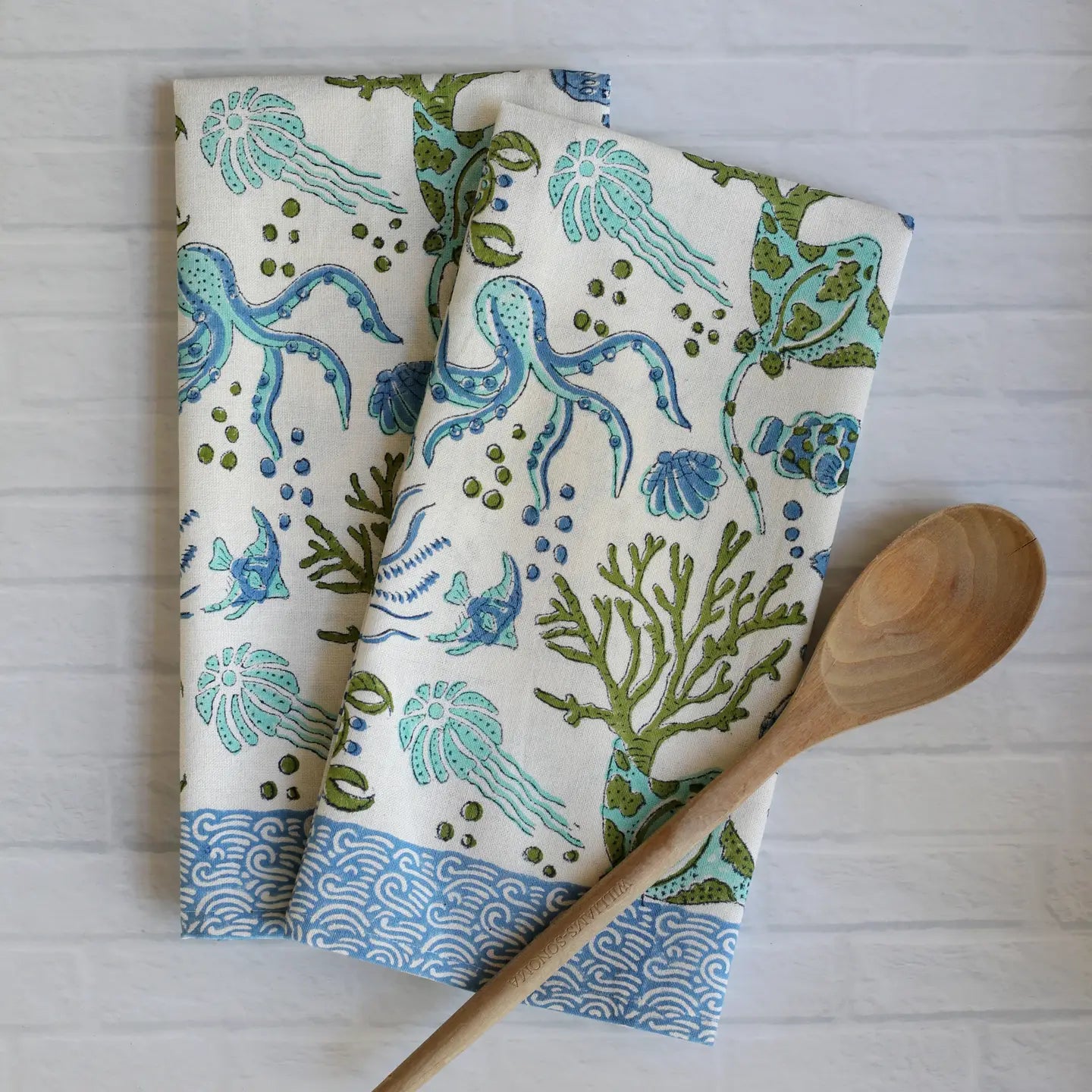 Kitchen Towel Sea Life, Set of 2
