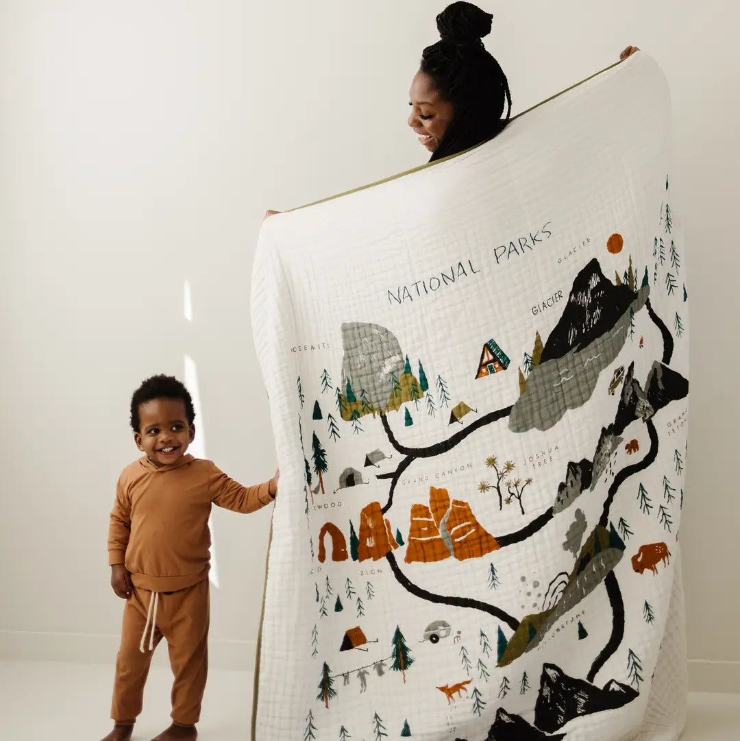 Clementine Kids Large National Parks Throw