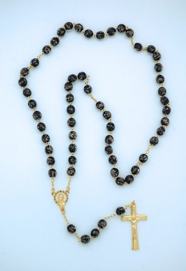 Luminous Black Rosary
