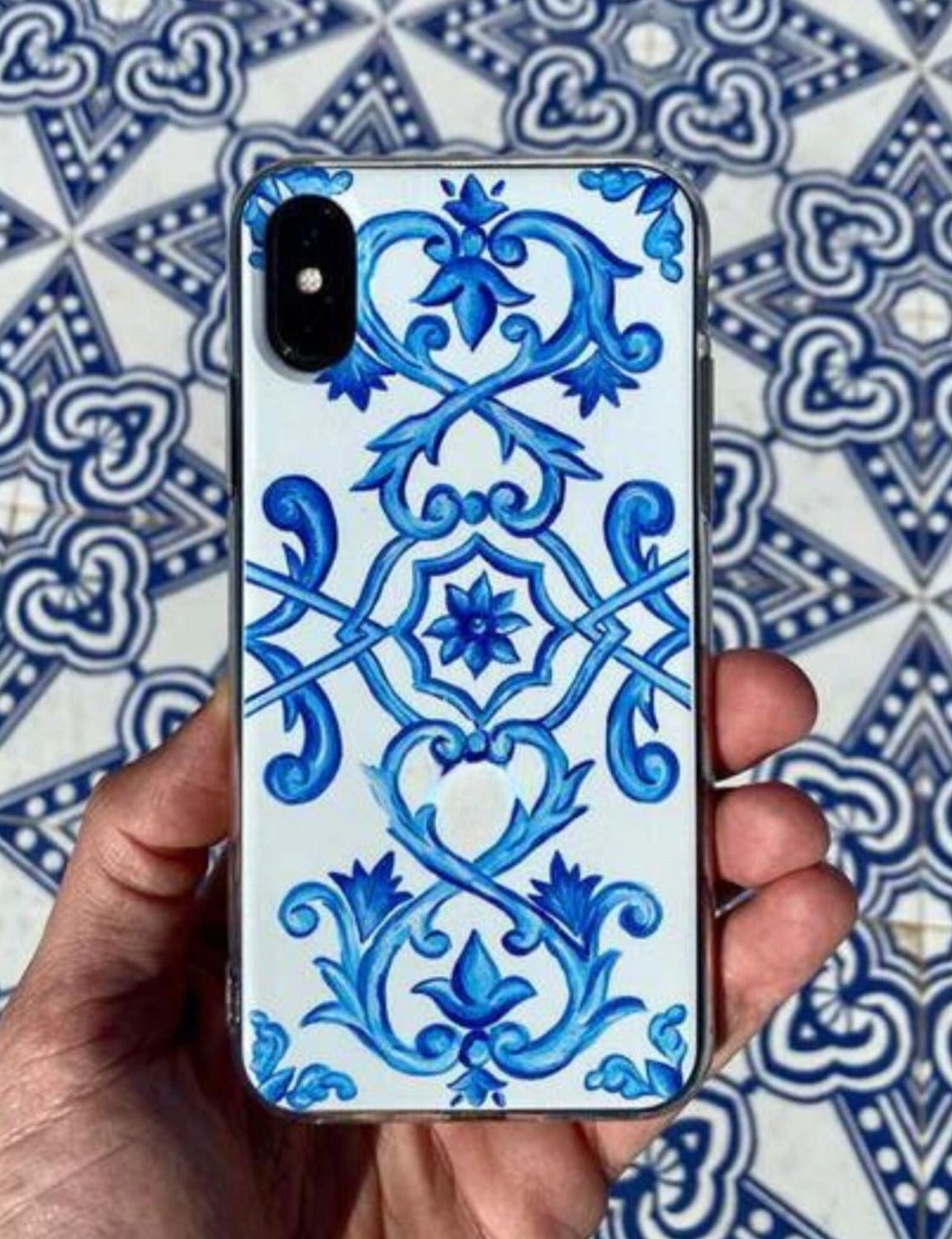 Maiolica Blu Phone Case