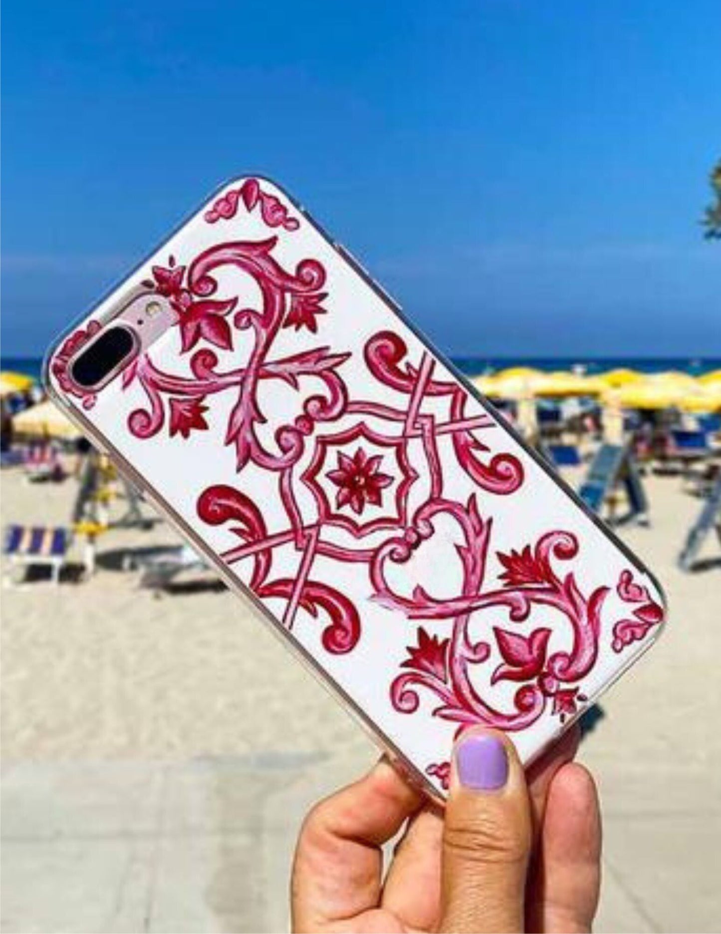 Maiolica Red Phone Case