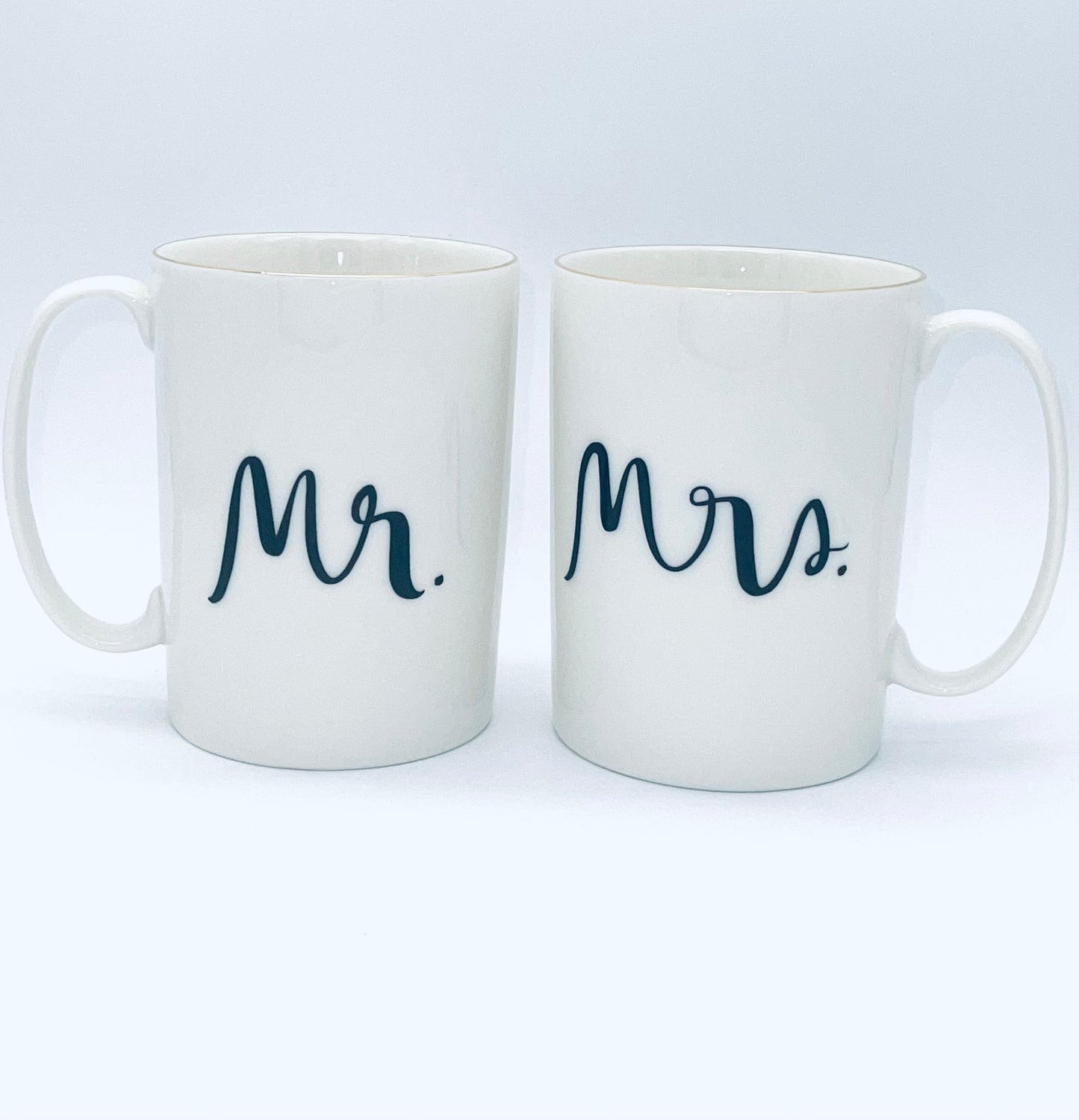 Mr & Mrs 2Pc. 12oz. Mug Set - White