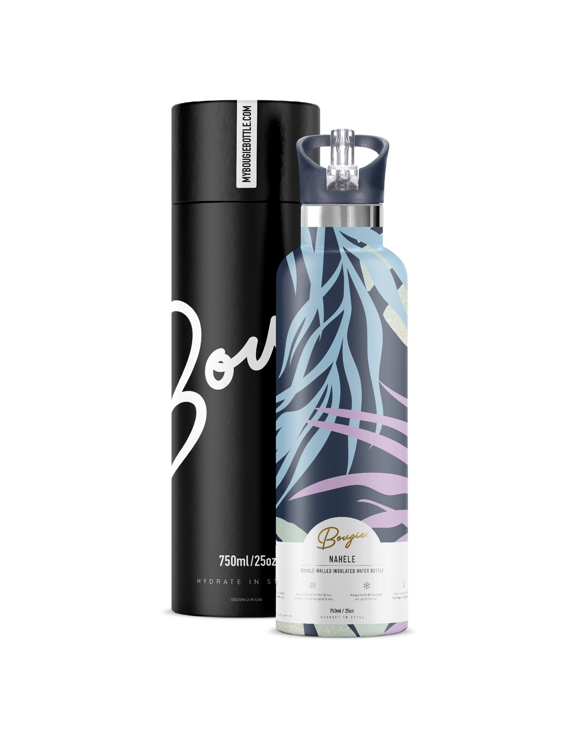 Nahele | Hawaiian Forest 25 oz Insulated Water Bottle