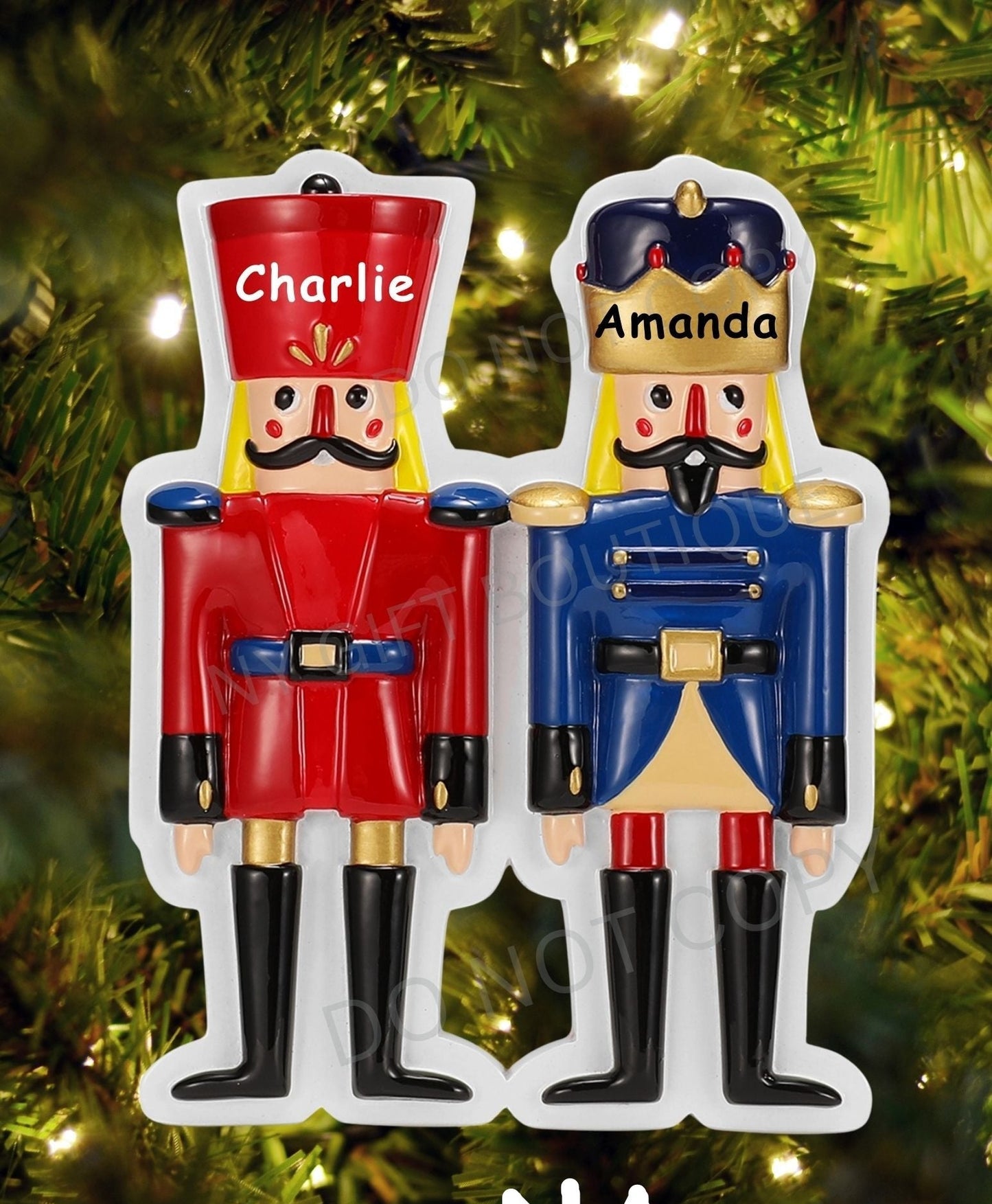 Nutcracker Family Personalized Ornament