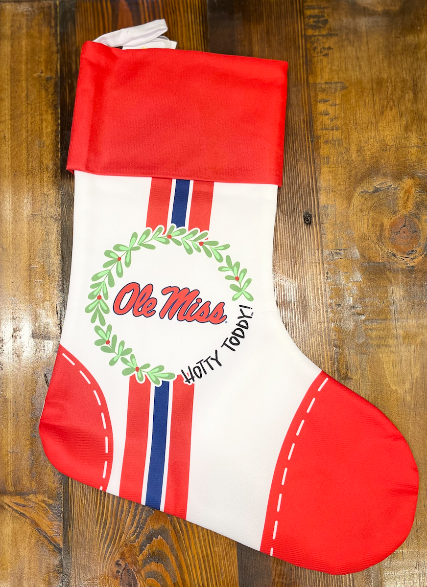 Ole Miss Christmas Stocking