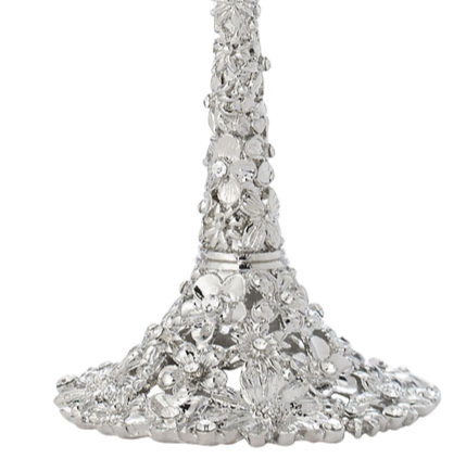 Silver Everleigh Toasting Flute Set of 2 by Olivia Riegel - NY Gift Boutique