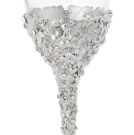 Olivia Riegel Silver Everleigh Toasting Flute Set of 2