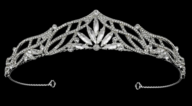 Carla- Rhinestone 1" Flower Girl or Communion Tiara - NY Gift Boutique