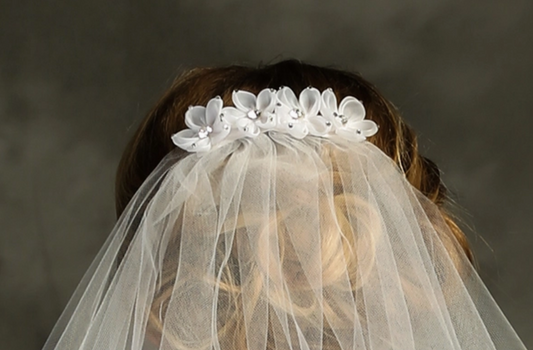 Flower Bud Communion Veil