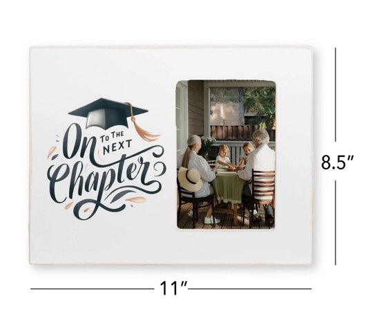 Graduation Photo Frame-On To the Next Chapter