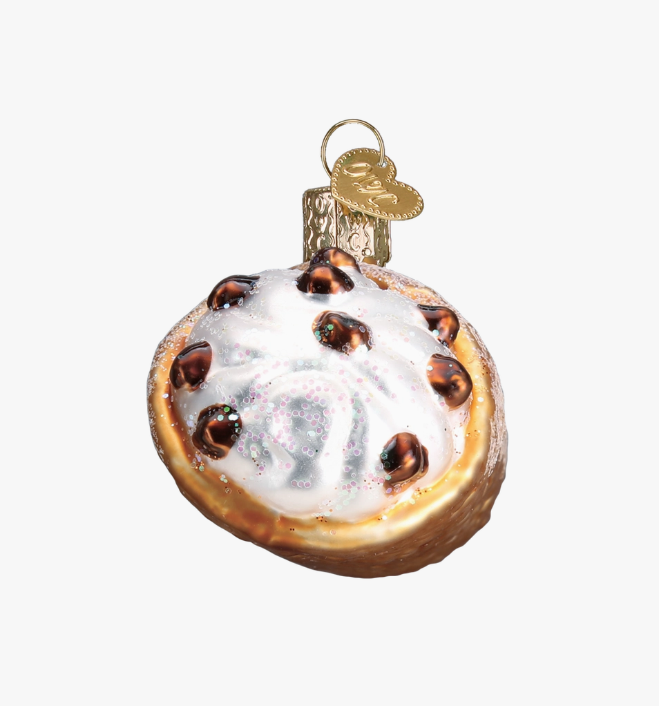 Cannolo Glass Ornament - NY Gift Boutique