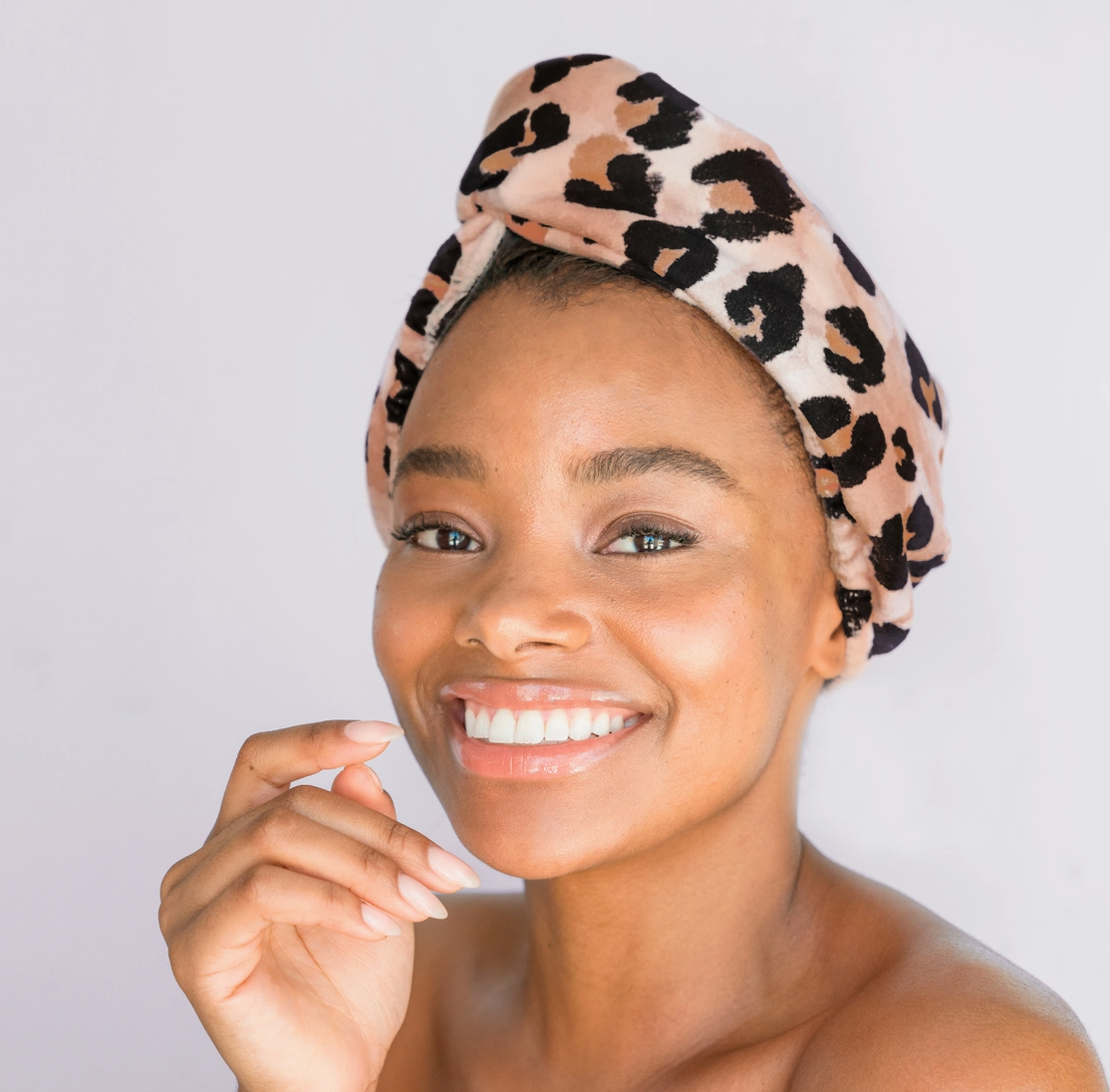 Quick Dry Hair Towel - Leopard - NY Gift Boutique