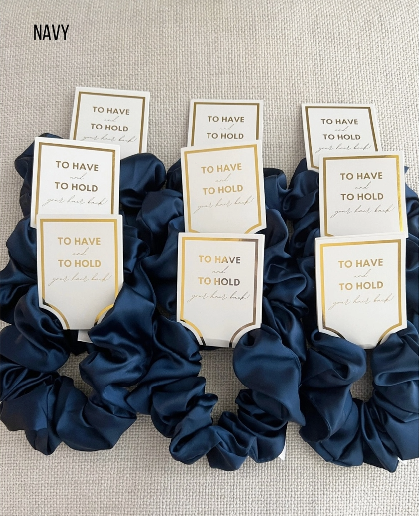 Silk Satin Soft Scrunchies - Grace Bundle of 6 - NY Gift Boutique