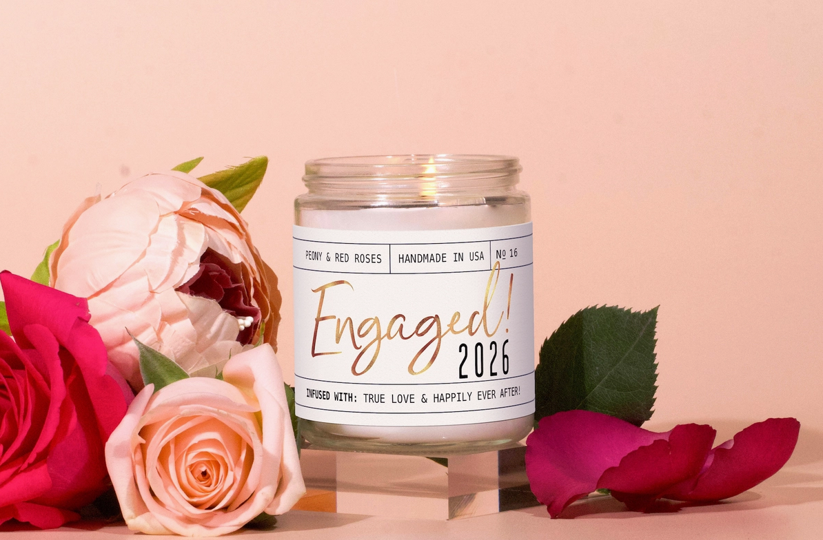 Engaged 2026 9 oz Soy Candle