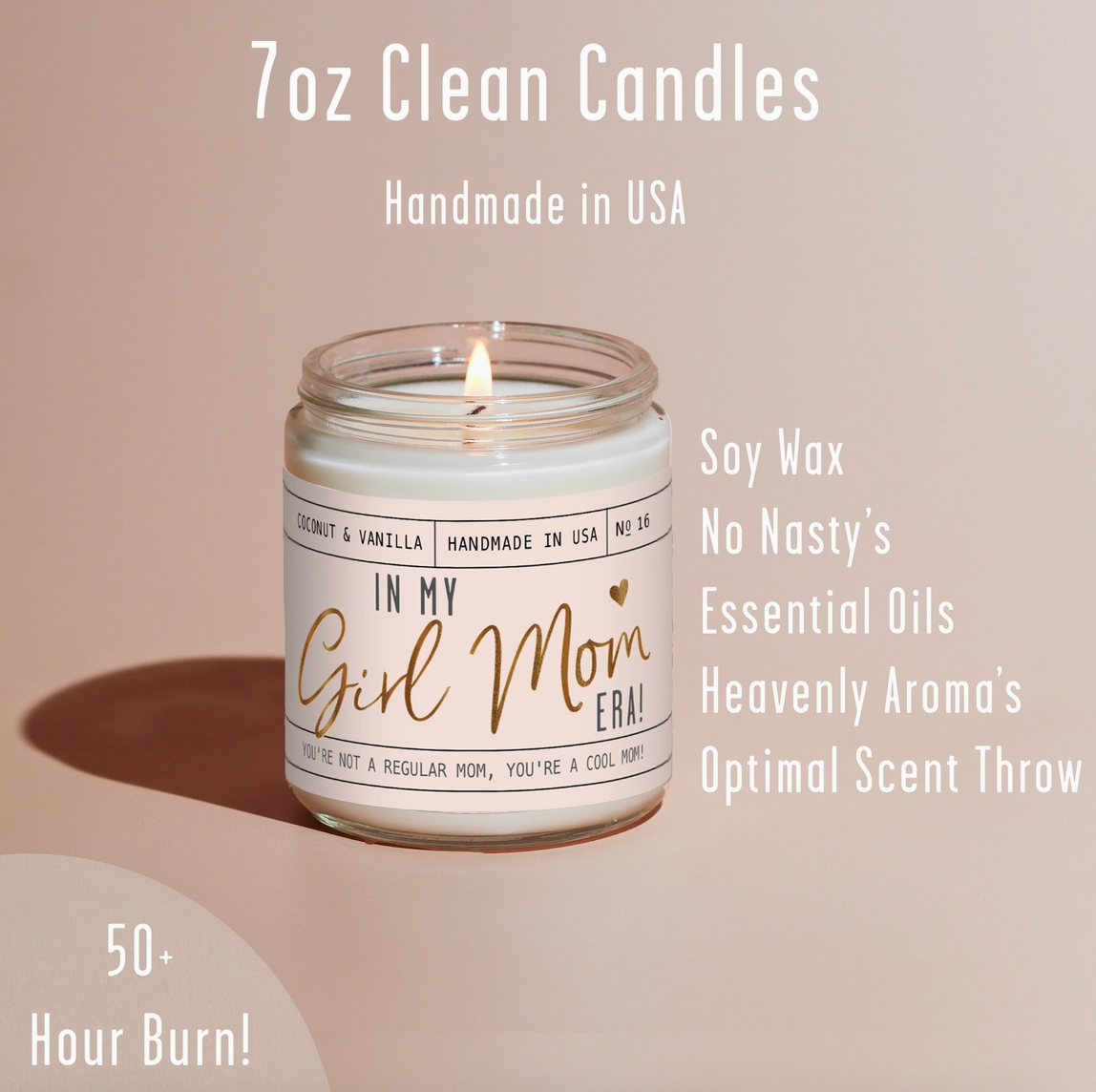 Girl Mom 9 oz Soy Candle