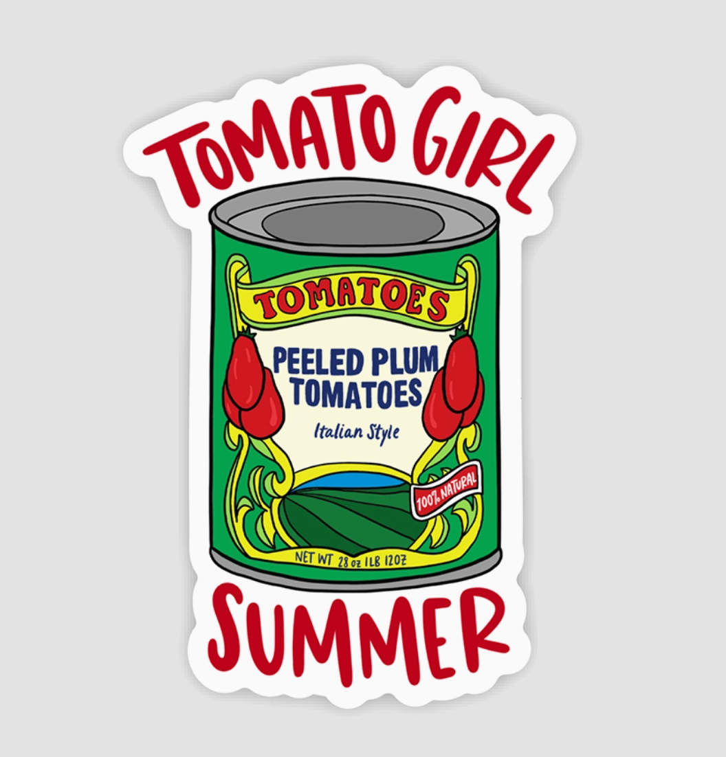Tomato Girl Summer Sticker Set of 6