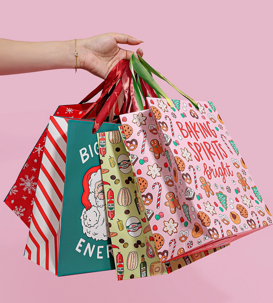 Baking Spirits Bright Gift Bag Set of 4