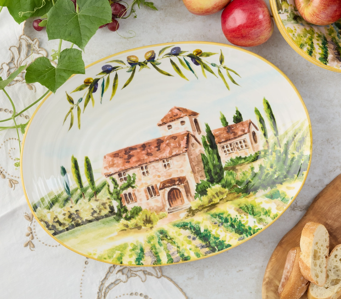 Tuscany Oval Platter 16in X 11.5in