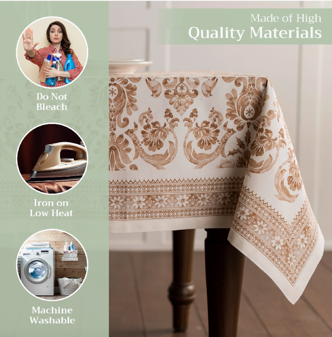 Allure Fall - 100% Cotton Tablecloths Asst. Sizes