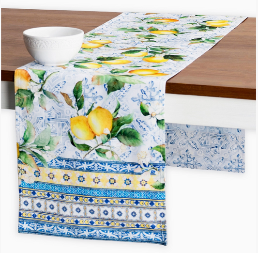 Citrus - Table Runner 100% Cotton - Double Layer