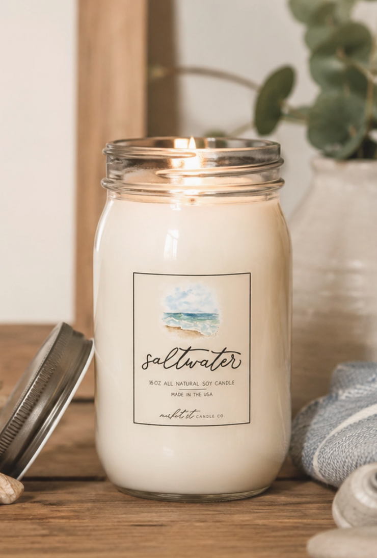 Saltwater Classic Soy Candle – 16 oz