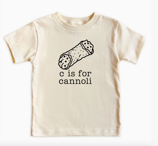 C Is for Cannoli Baby Bodysuit & Kids' T-Shirt