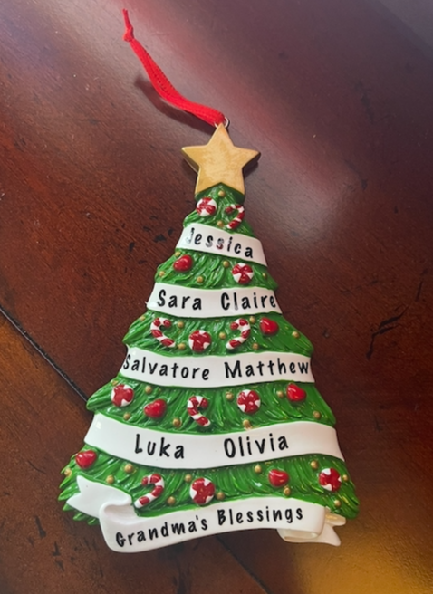 Family Tree Personalized Ornament