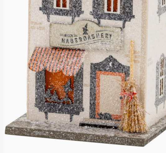 Haberdashery Haunted Village Decor