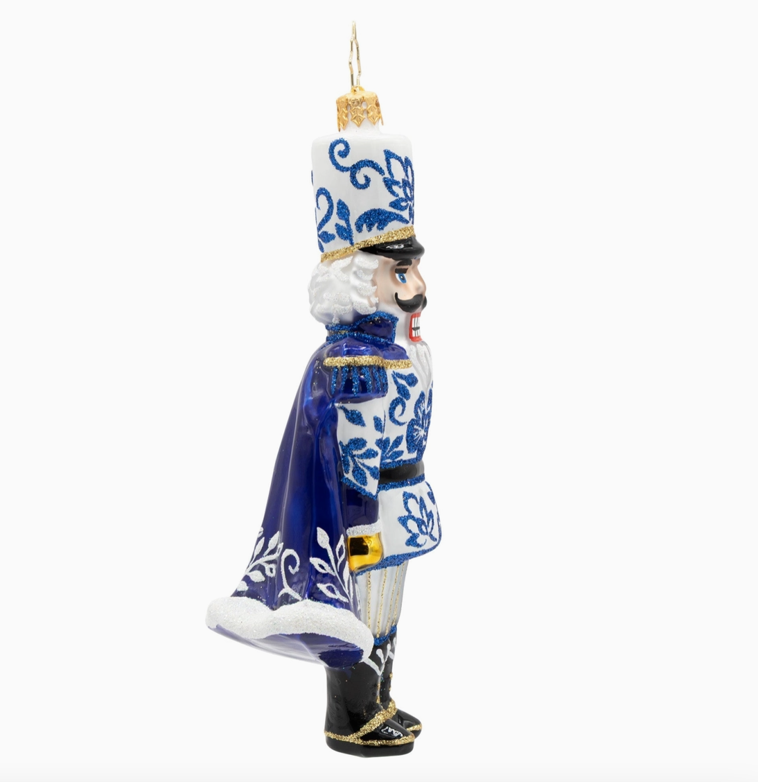 Christopher Radko Chinoiserie Majesty Nutcracker Glass Ornament