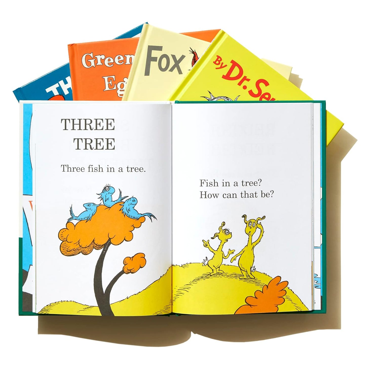 Dr. Seuss's Beginner Book Boxed Set Collection: The Cat in the Hat; One Fish Two Fish Red Fish Blue Fish; Green Eggs and Ham; Hop on Pop; Fox in Socks
