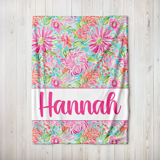 Mother's Day Tropical Garden Blanket