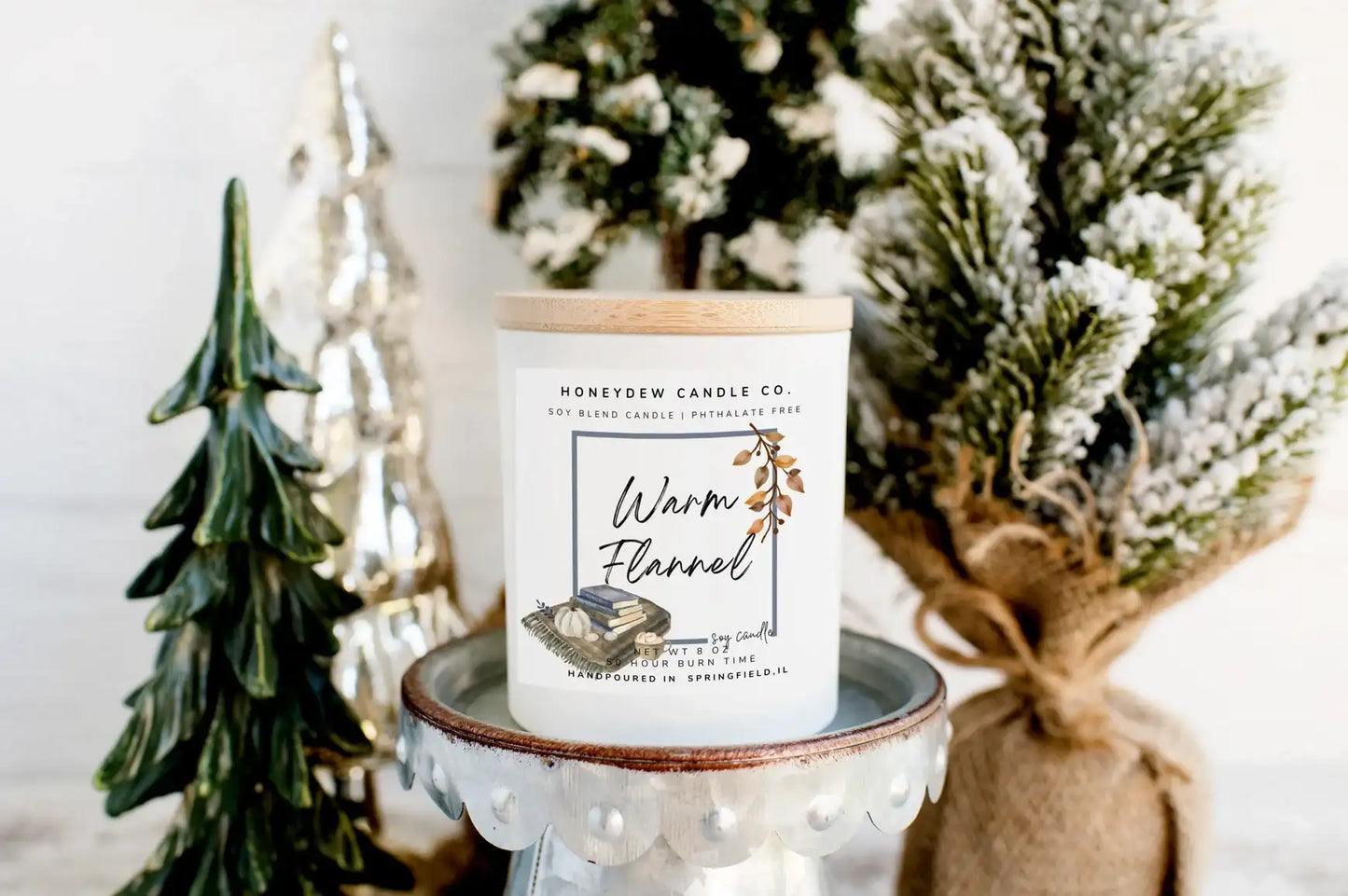 Warm Flannel 8oz Candle