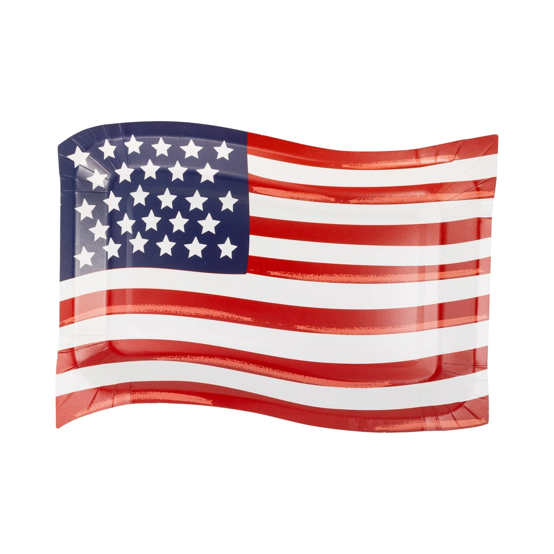 American flag on a white background