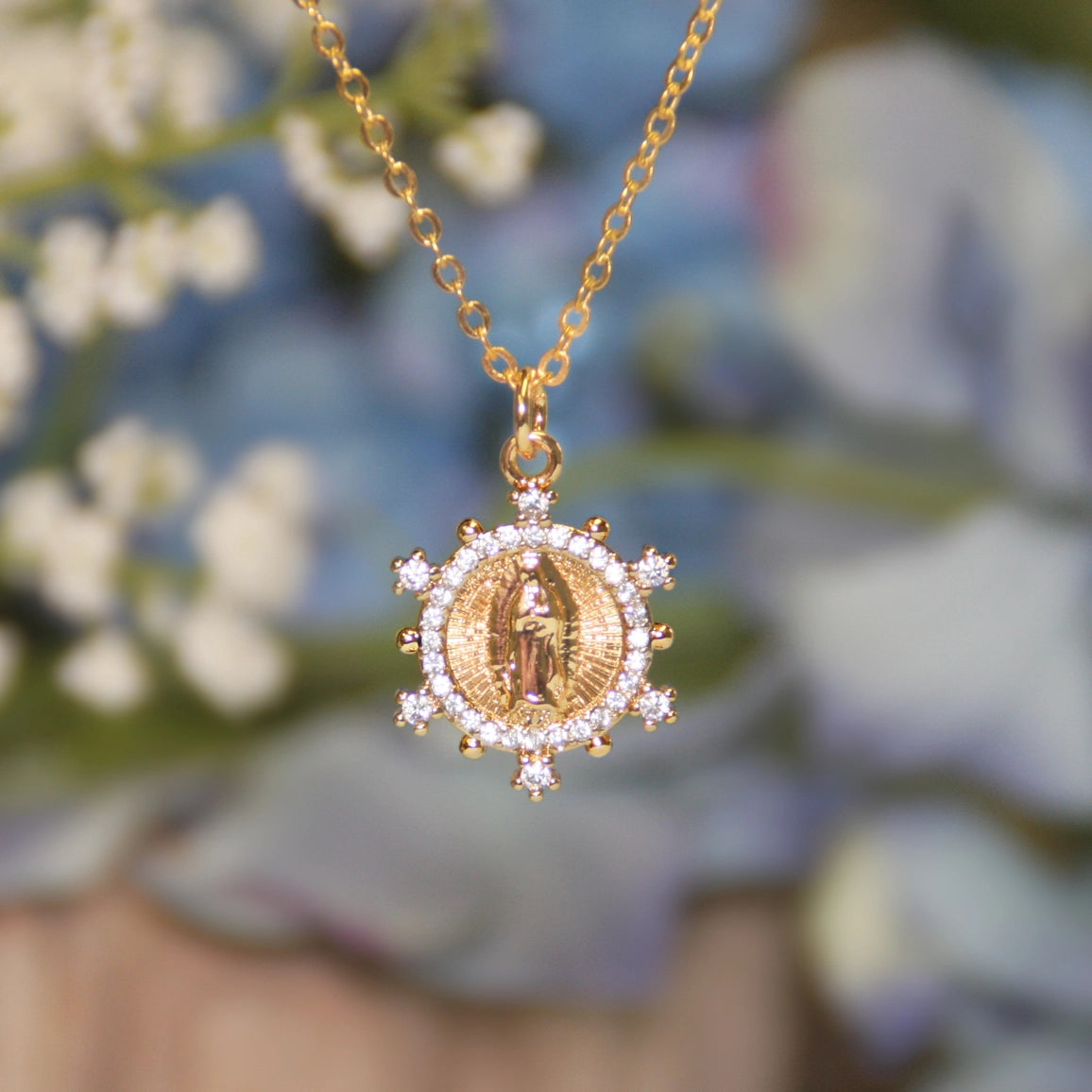 Mary Fine Cubic Zirconia Necklace in-570 - NY Gift Boutique