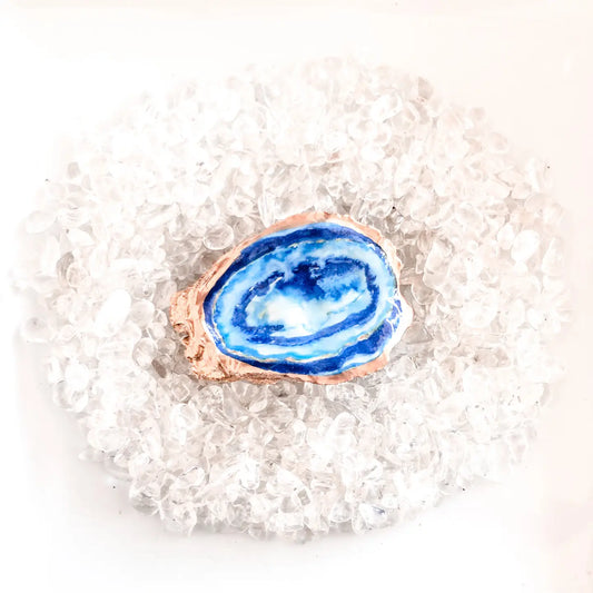 The Agate Oyster Shell Plate