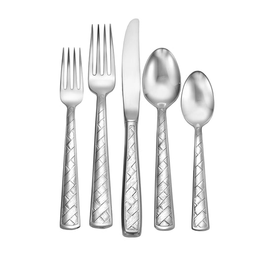 Weave Flatware 20pc Place Setting