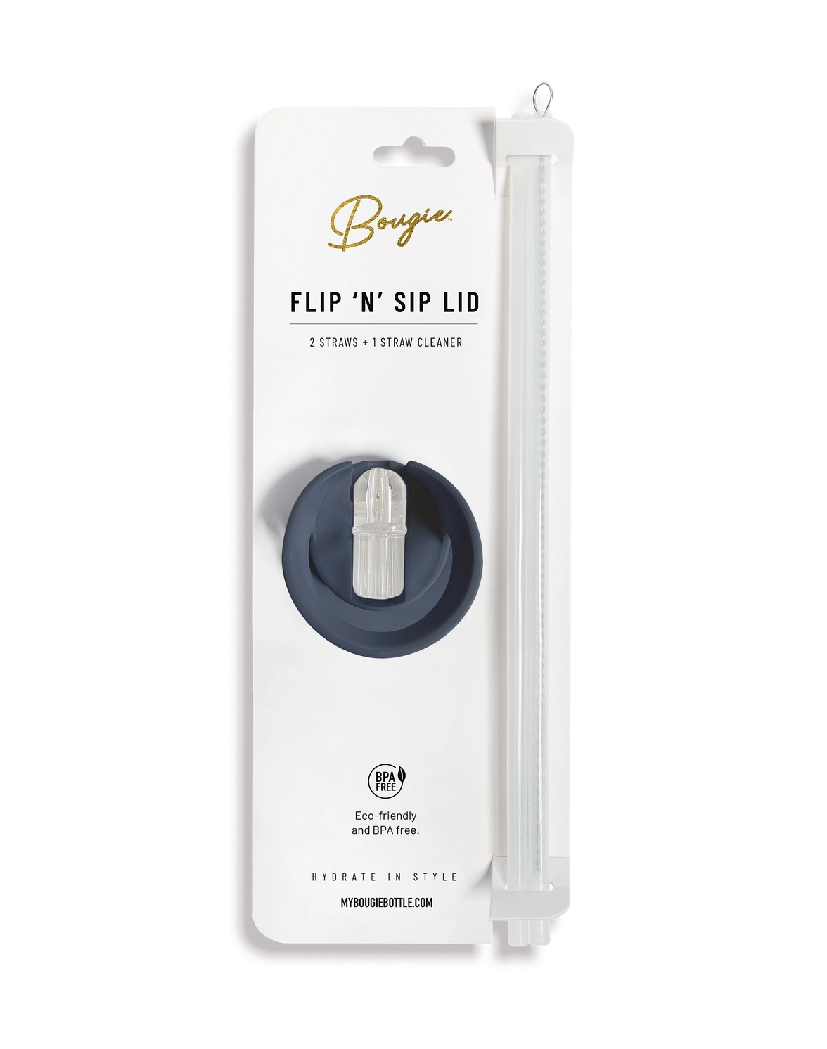 Flip ‘N’ Sip Lid Multi Colors | 2 Straws + 1 Cleaner