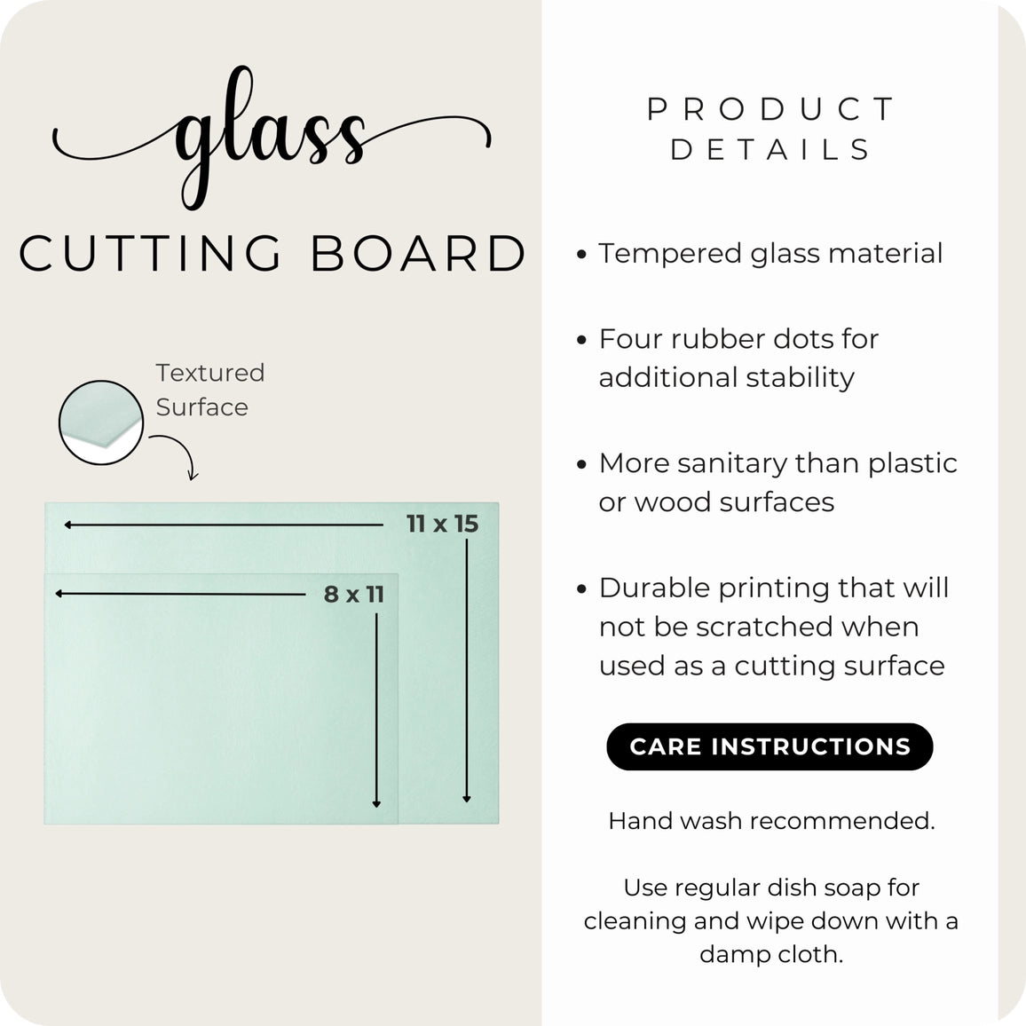 'Tis The Season Tempered Glass Cutting & Serving Board