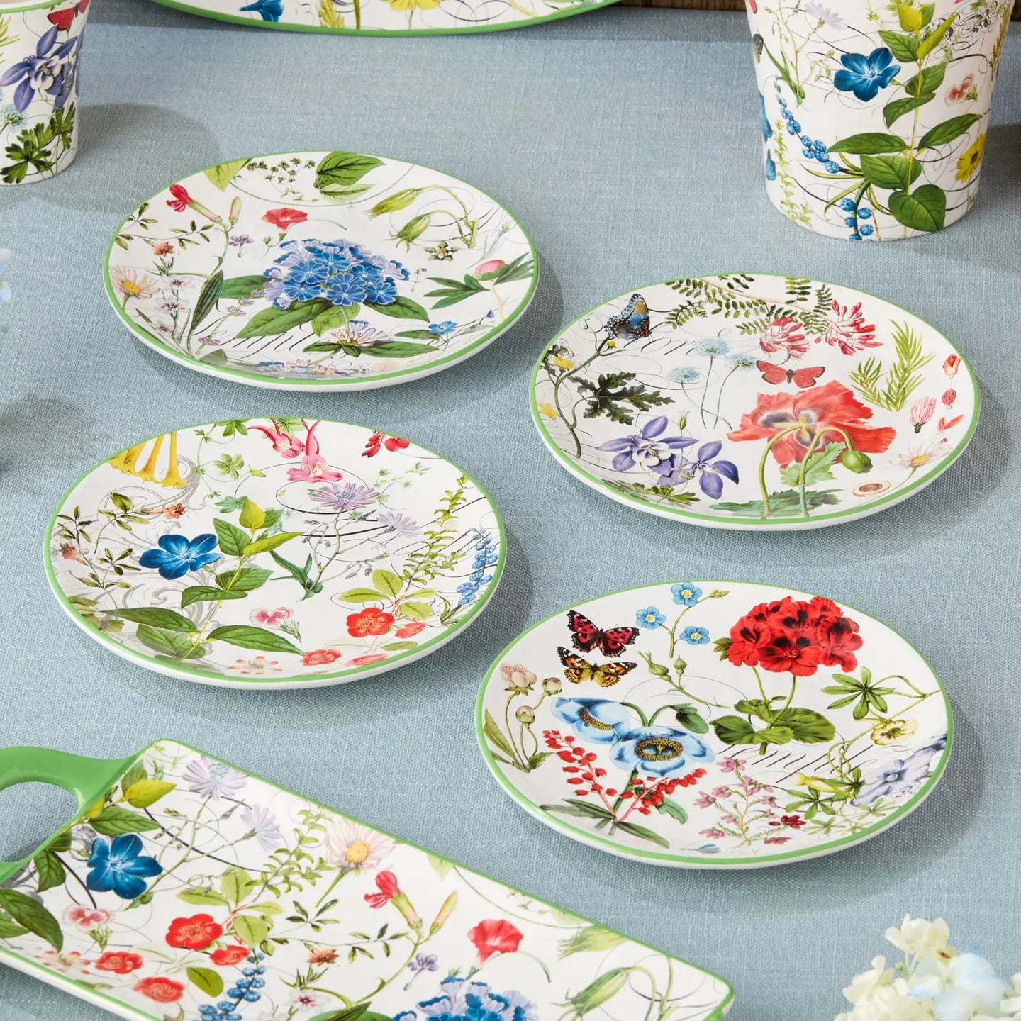 Greenhouse Salad Plates 8.5in Asst Set of 12