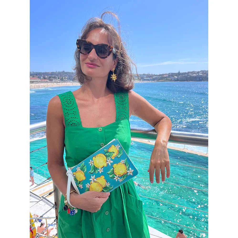 Amalfi Limonata Clutch Bag