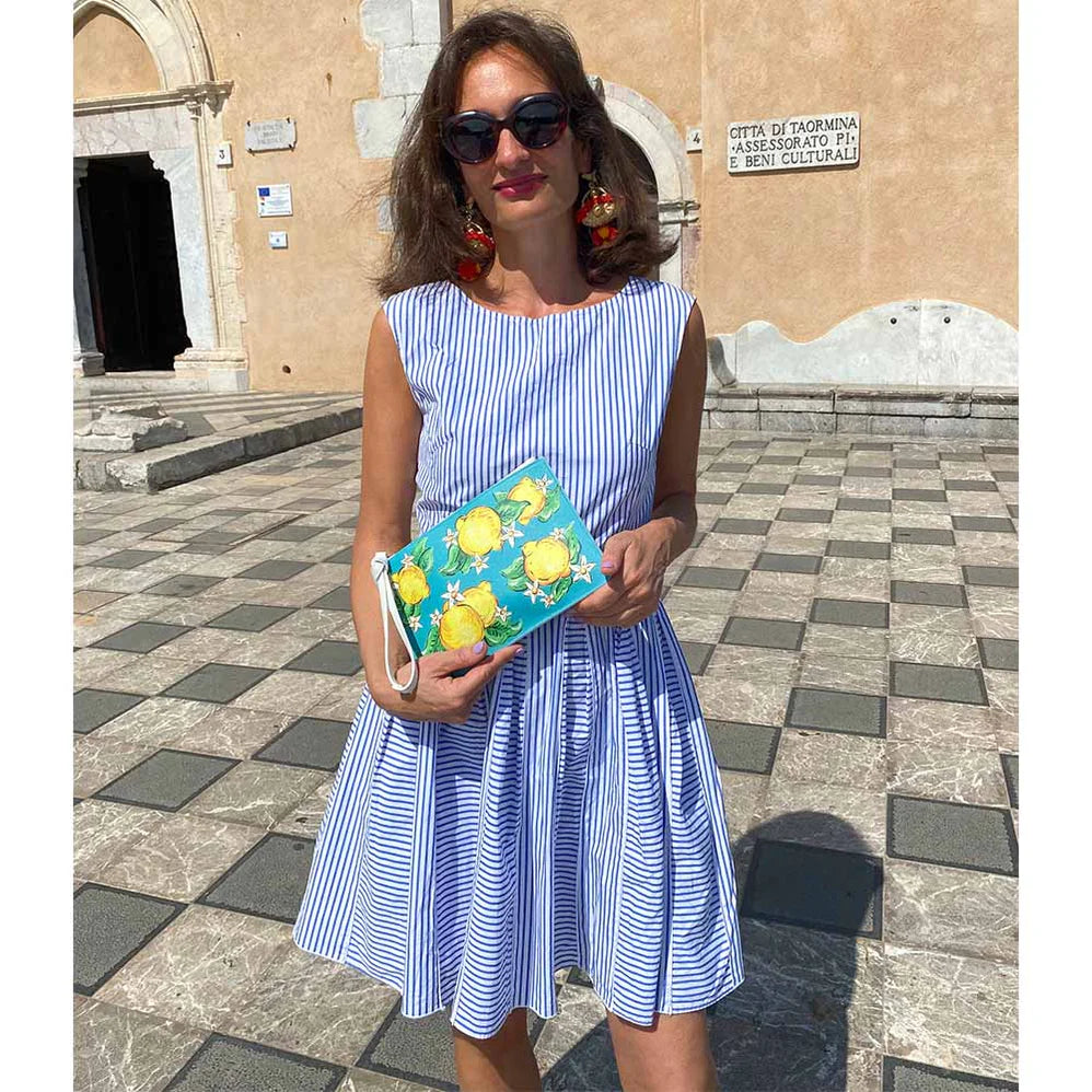 Amalfi Limonata Clutch Bag - NY Gift Boutique