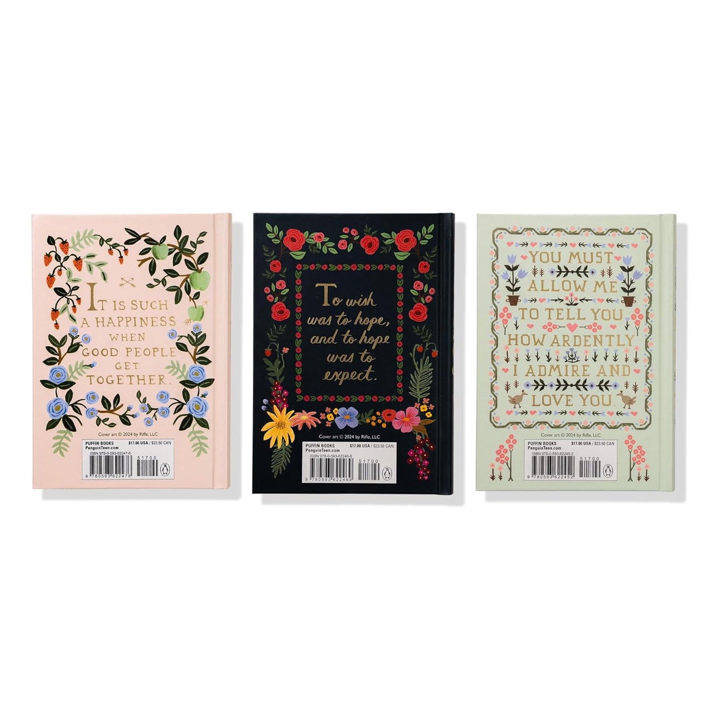 The Jane Austen Gift Set: A Puffin in Bloom 3-Book Collection: Pride and Prejudice, Emma, and Sense and Sensibility