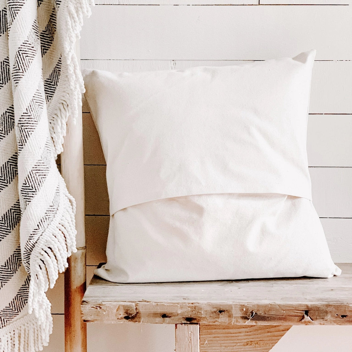 Stars & Stripes - 1776 - Square Canvas Pillow - NY Gift Boutique
